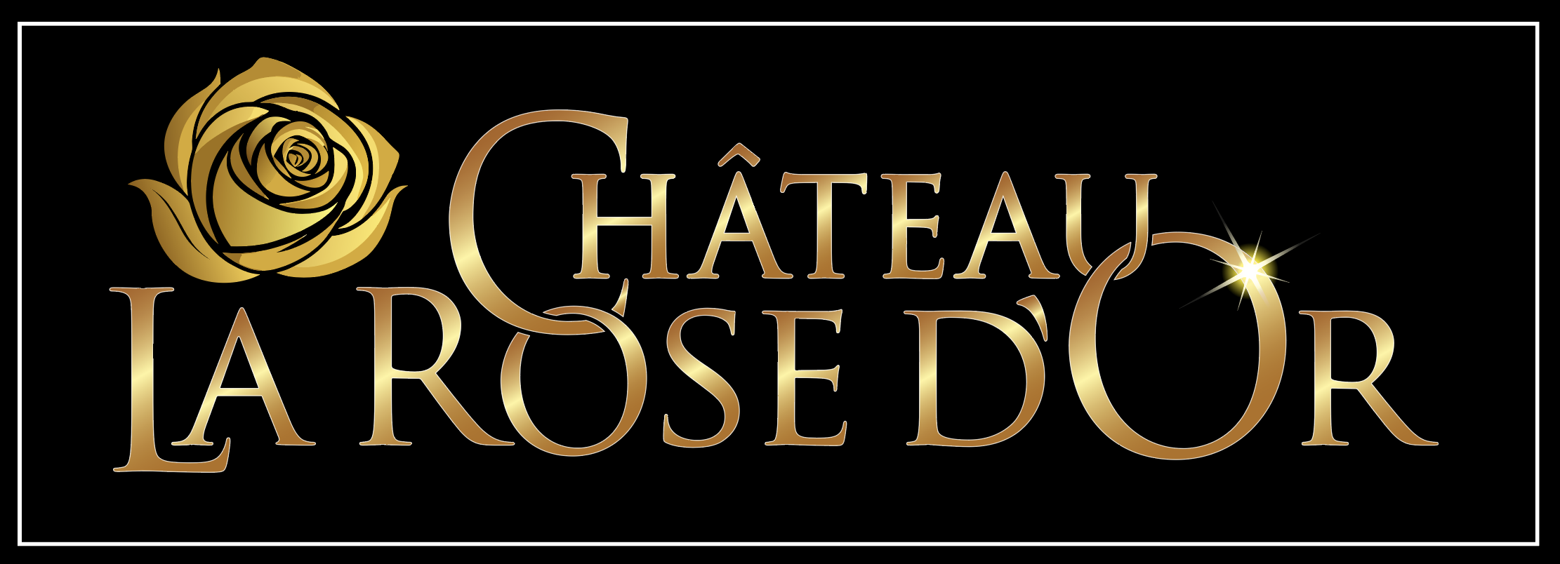 Logo du Château la Rose d’Or, domaine viticole de très haut de gamme à Luins, dans la région de La Côte en Suisse